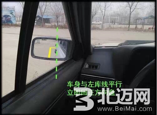 倒車后視鏡圖解 倒車入庫后視鏡圖解